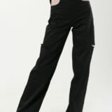 Брюки коттоновые Twins" черные "