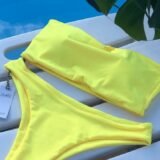 Купальник Бандо DIANN. Желтый