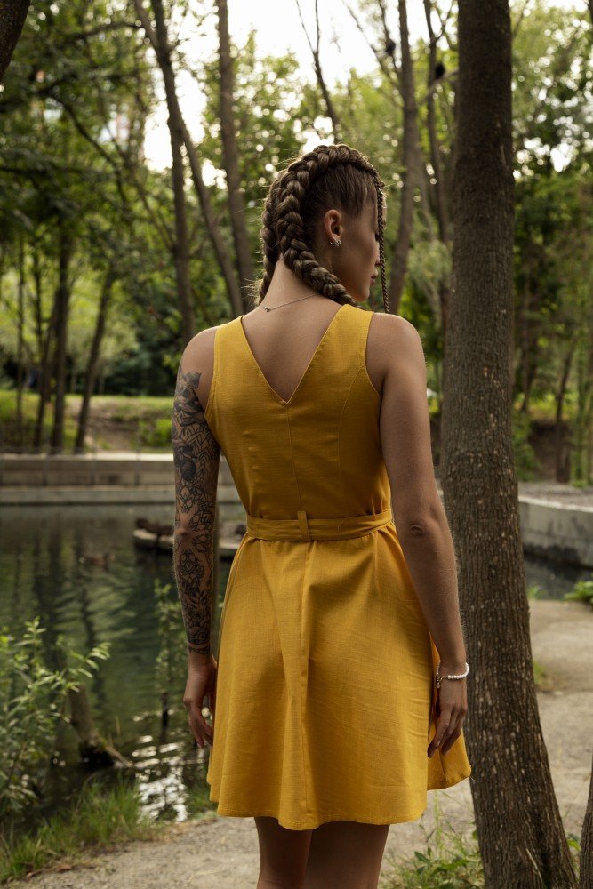 Сарафан гірчичний 'Airy' - Зображення 7