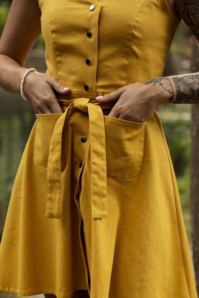 Сарафан гірчичний 'Airy' - Зображення 8