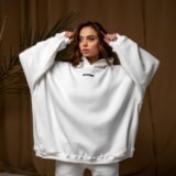 Худі BOWL біле жіноче