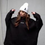 Худі BOWL чорне жіноче