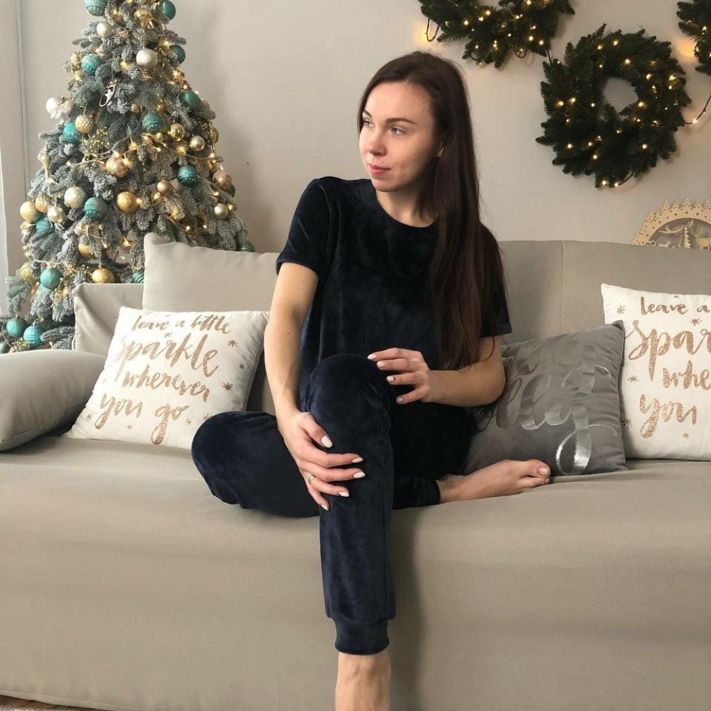 Костюм для дома синий - Зображення 9