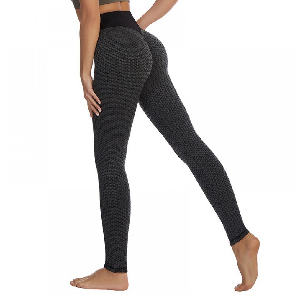 Жіночі спортивні лосини для фітнесу BOSANOVA Black Чорні легінси - Зображення 7