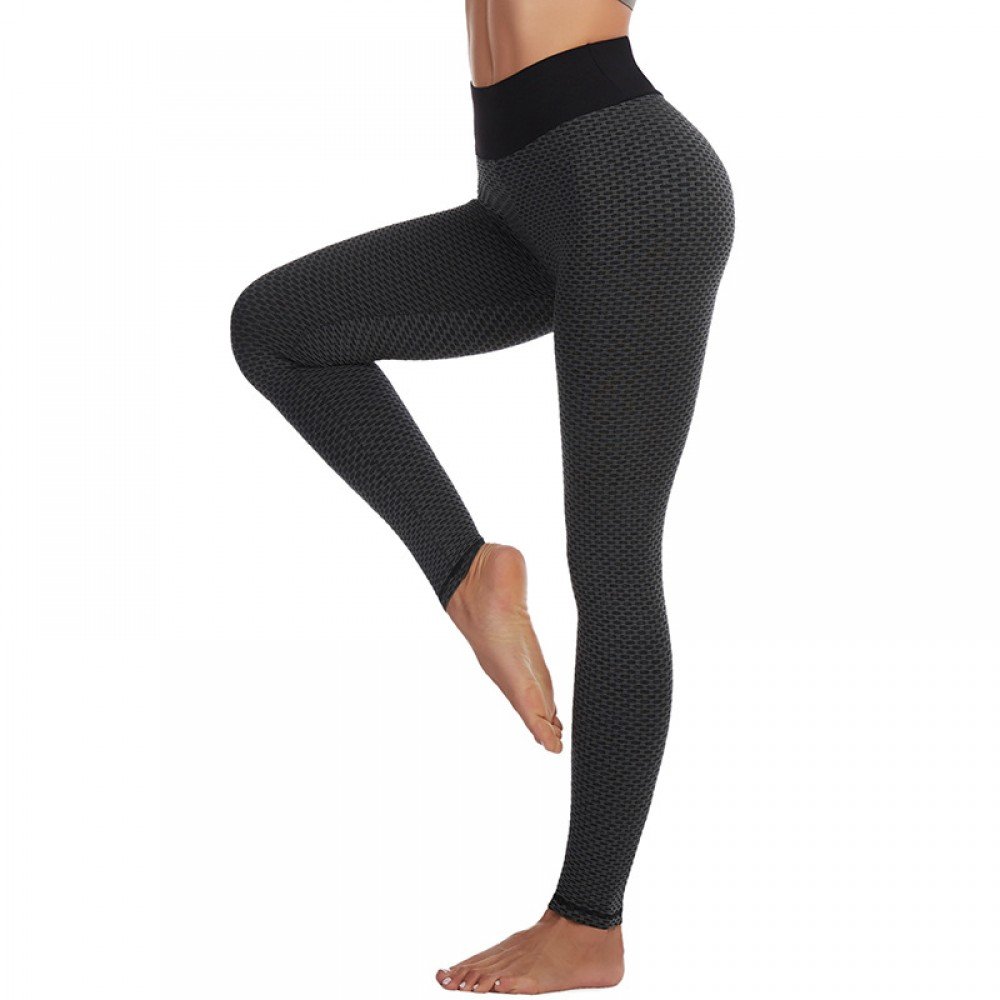 Жіночі спортивні лосини для фітнесу BOSANOVA Black Чорні легінси - Зображення 8