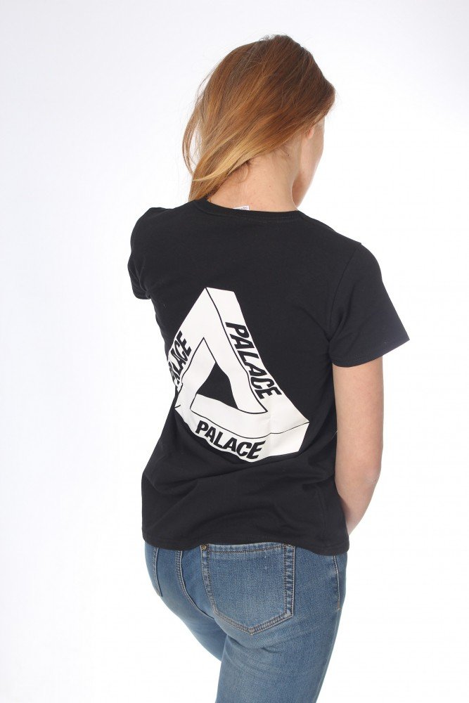 Черная классическая футболка Palace - Зображення 2