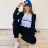 Біла патріотична футболка I'm Ukrainian Я Українець