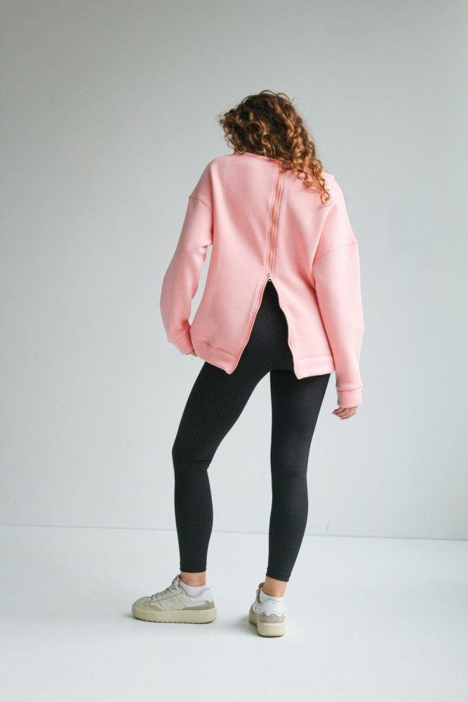 Світшот рожевий Basic"" - Зображення 3