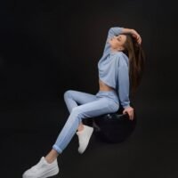 Женский костюм Mom-Top Голубой