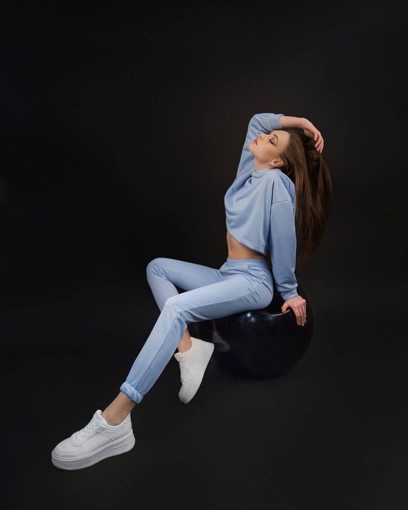 Женский костюм Mom-Top Голубой