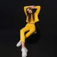 Жіночий костюм Mom-Top Лимон